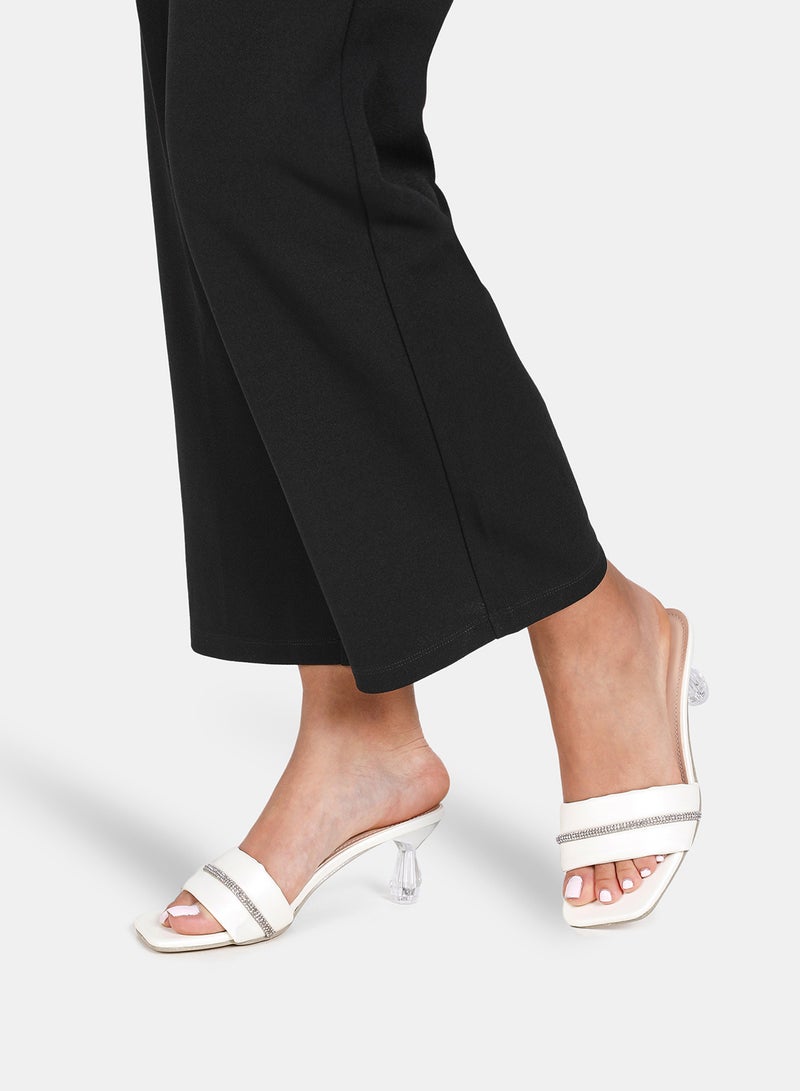 Slip-On Heeled Sandals Soft Sand