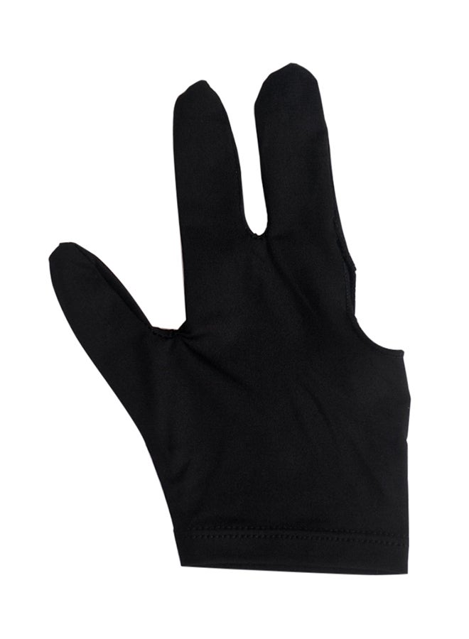 3-Piece Absorbent Billiard Three Fingers Spandex Cue Sport Gloves 0.0353kg