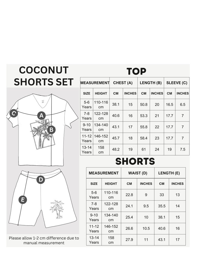 Kids Boys Premium Yellow Top and Shorts Sportswear Mesh Activewear Outfit Set