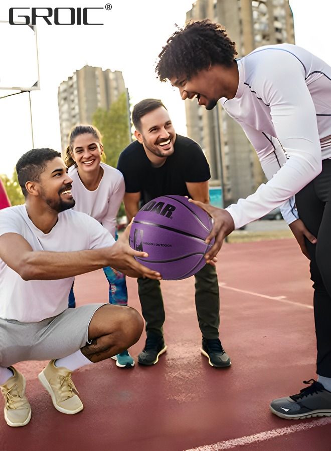 Basketball Standard Offical Size 7 Indoor Outdoor Basketball Pu Leather Game Basketball,Game Training Universal Basketball,Outdoor Sports Goods