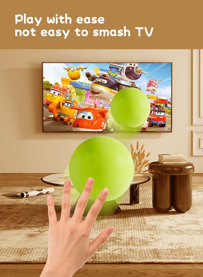 High Density Foam Ball Indoor Mute Ball Soft Foam Ball, 7-Inch Kids Foam Sports Balls Bouncing Balls Sponge Silent Balls for Home-Playing Lightweight and Easy to Grasp