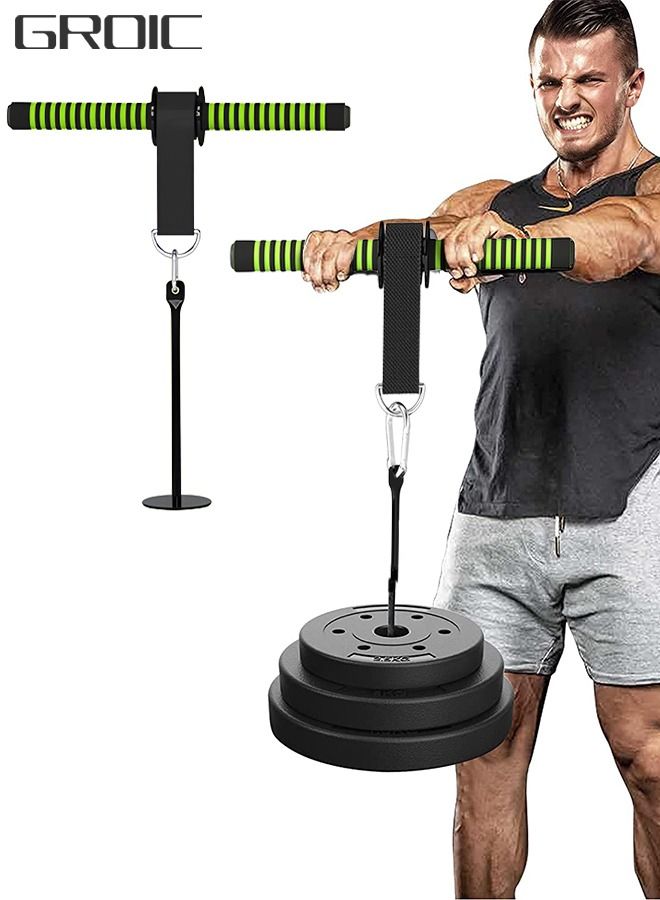 Forearm Blaster, Forearm Roller& Wrist Roller Forearm Exerciser, Arm Strength Trainer Fitness Equipment Forearm Strengthener Roller Weight with Anti-Slip Handle Fitness Wrist Exerciser