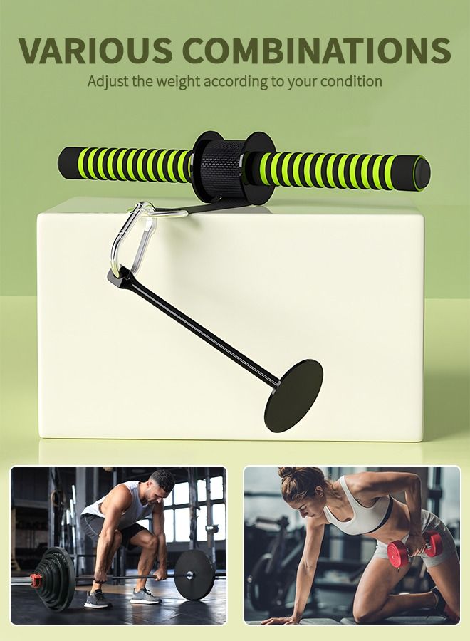 Forearm Blaster, Forearm Roller& Wrist Roller Forearm Exerciser, Arm Strength Trainer Fitness Equipment Forearm Strengthener Roller Weight with Anti-Slip Handle Fitness Wrist Exerciser