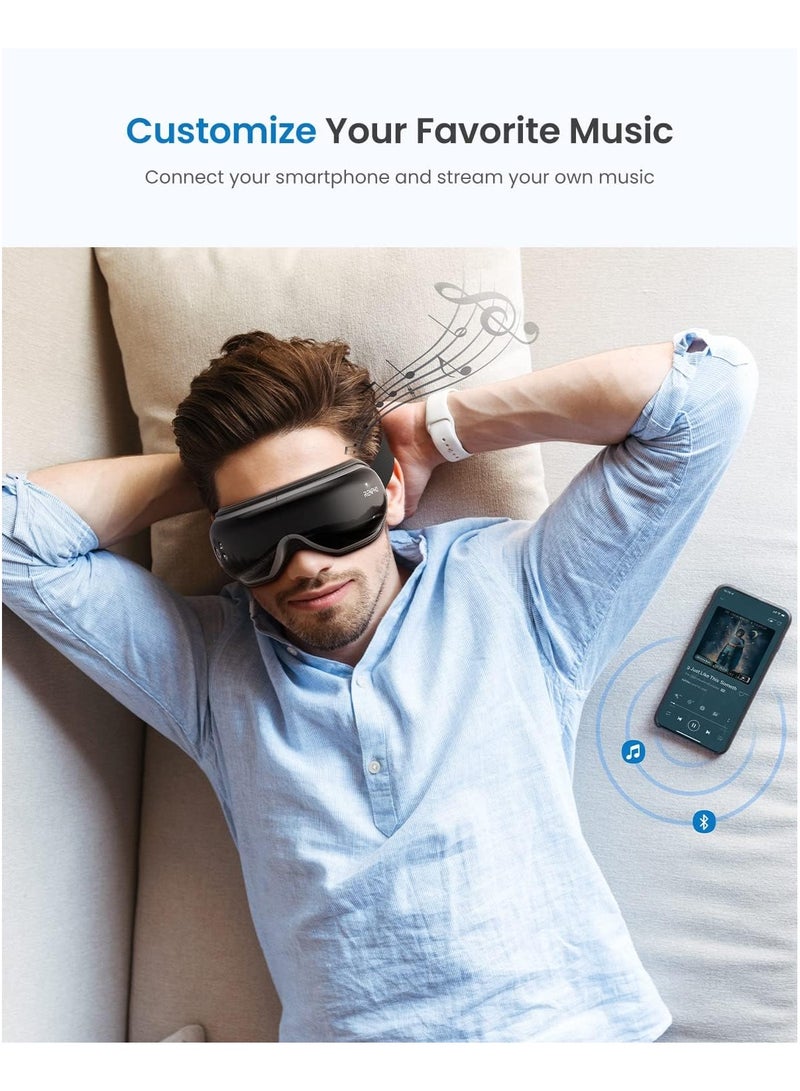 Eye Massager with Heat & Bluetooth Music RF-EM001