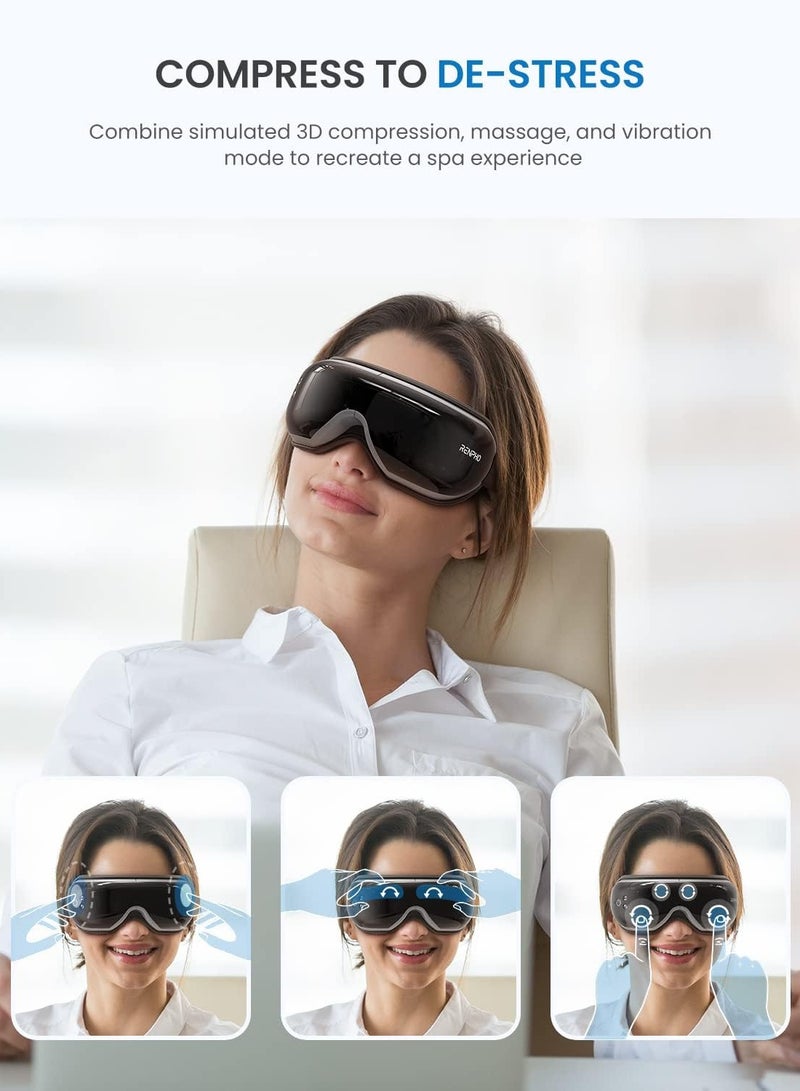 Eye Massager with Heat & Bluetooth Music RF-EM001