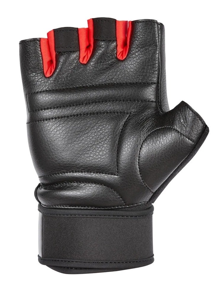Weight Lifting Gloves Size XL Black and Red