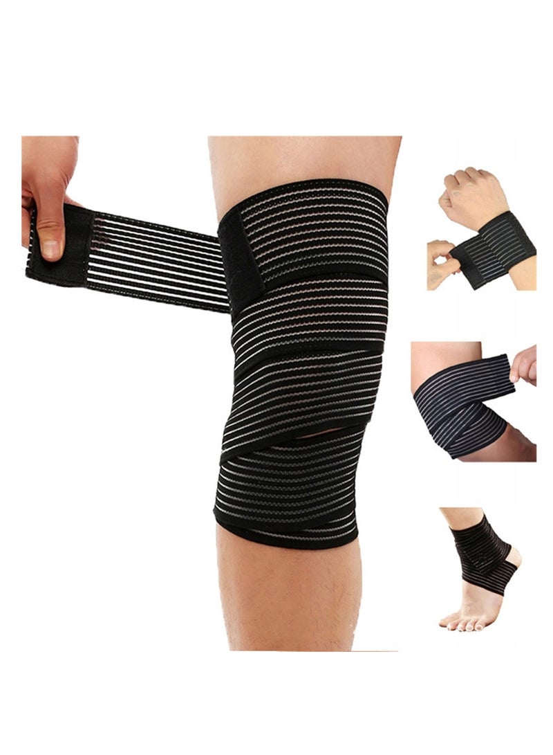 2pcs self-adhesive sports bandage sports bandage wrapped self-adhesive pressurized high elastic elastic bandage