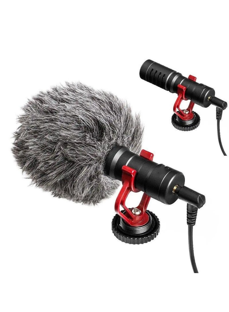 Camera Microphone Microfonos Inalambricos Professional Professional Video Accessories DSLR Camera Microphone Kit Interview Mic Outdoor Interview Microphone Mic For Interview Stands