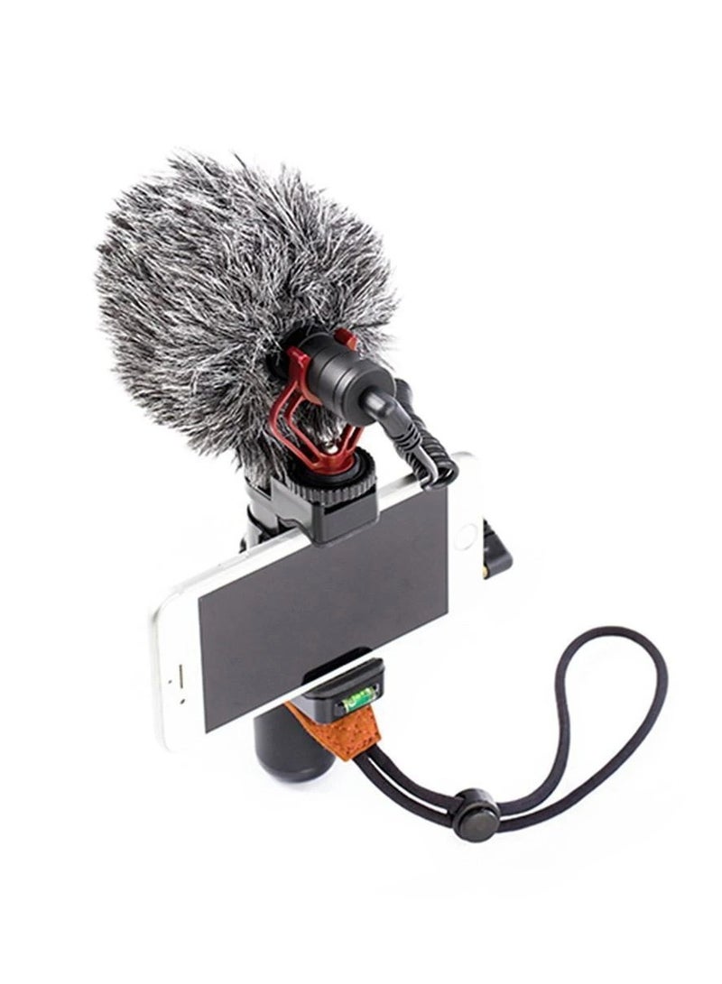 Camera Microphone Microfonos Inalambricos Professional Professional Video Accessories DSLR Camera Microphone Kit Interview Mic Outdoor Interview Microphone Mic For Interview Stands