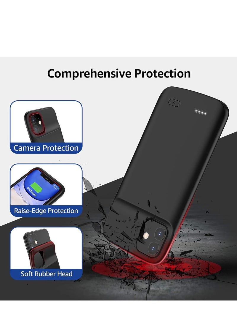 Battery Case for iPhone 11 5000mAh Slim Portable Protective Charging Case Rechargeable Charger Case