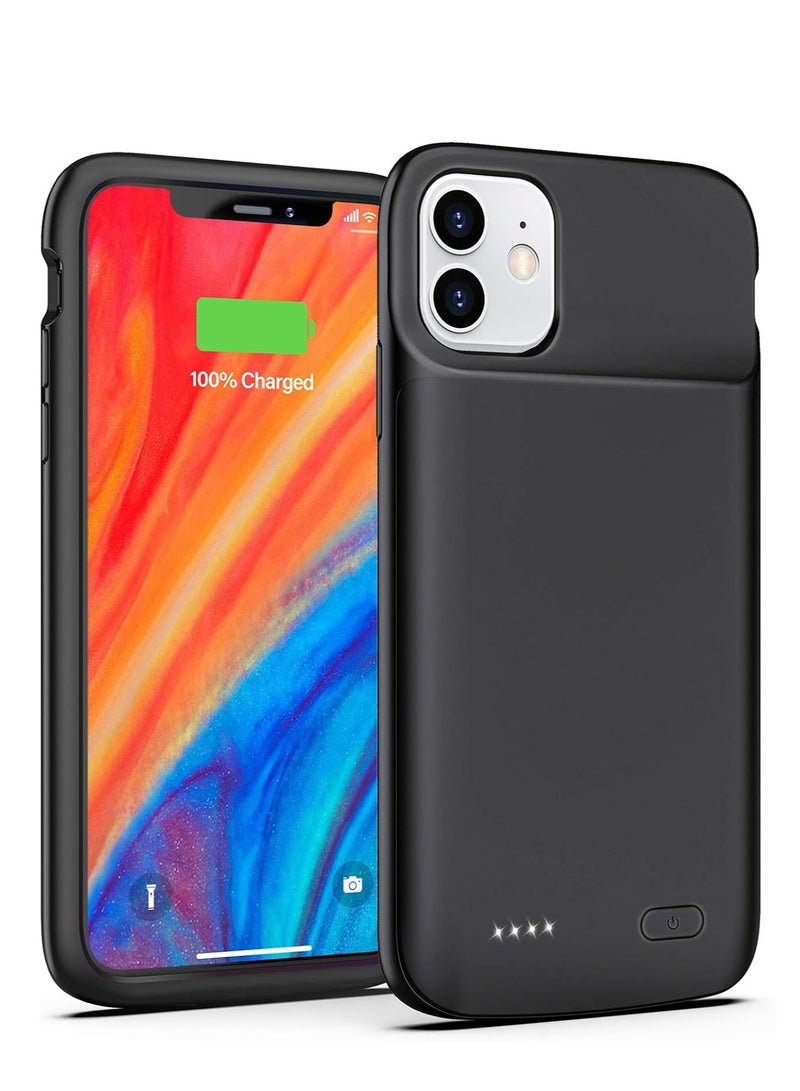 Battery Case for iPhone 11 5000mAh Slim Portable Protective Charging Case Rechargeable Charger Case