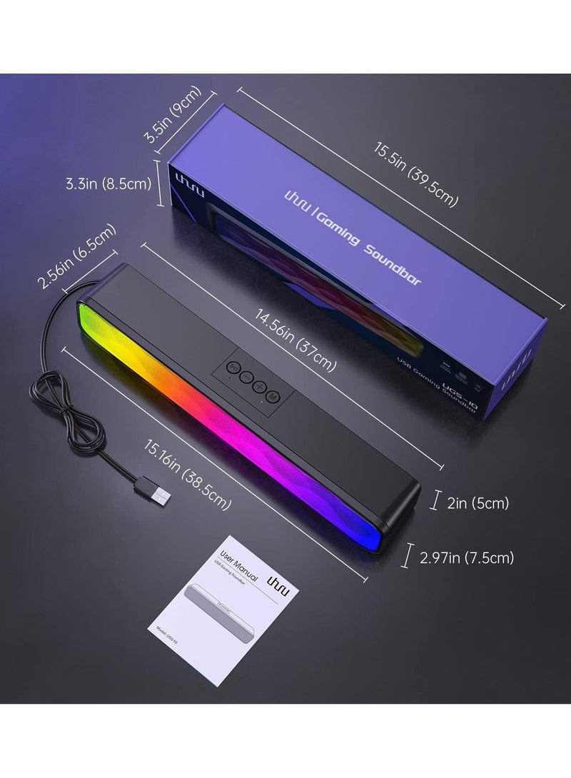 Slim Sound Bars With HDMI Optical AUX USB Disk Connection And Bluetooth TV Speaker Equalizer Mode Audio Bass And Treble Adjustable Mountable Speaker