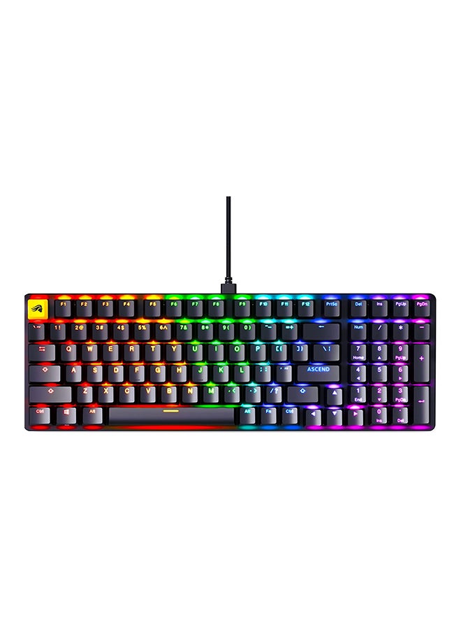 Glorious Gaming Keyboard - GMMK 2 - TKL Hot Swappable Mechanical Keyboard, Red Switches, Wired, TKL Gaming Keyboard, Compact Keyboard - 65% Percent Keyboard - Black RGB Keyboard