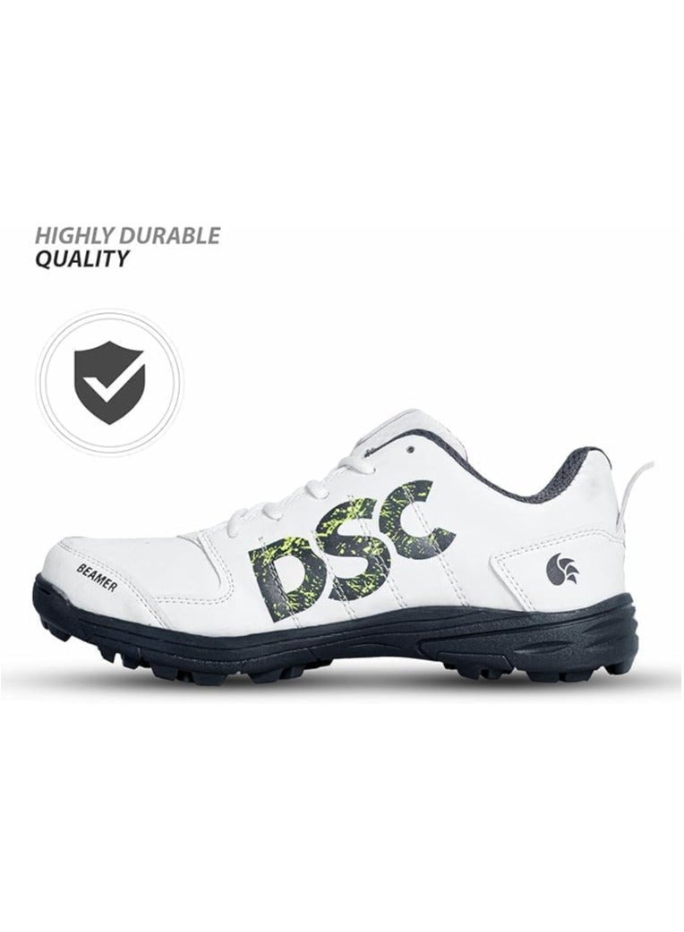 Beamer Cricket Shoe | Size: 2UK/3US/36EU | For Mens & Boys | Material: Polyvinyl Chloride | Long Lasting Performance | Breathable Mesh for Improving Performance