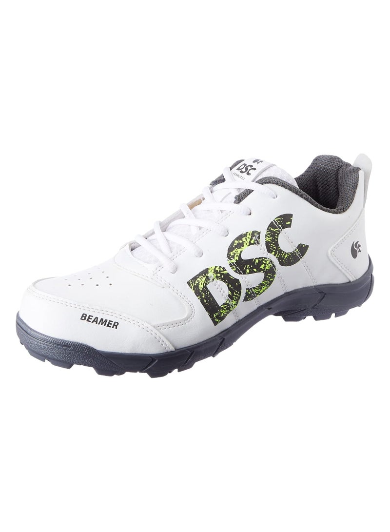 Beamer Cricket Shoe | Size: 2UK/3US/36EU | For Mens & Boys | Material: Polyvinyl Chloride | Long Lasting Performance | Breathable Mesh for Improving Performance