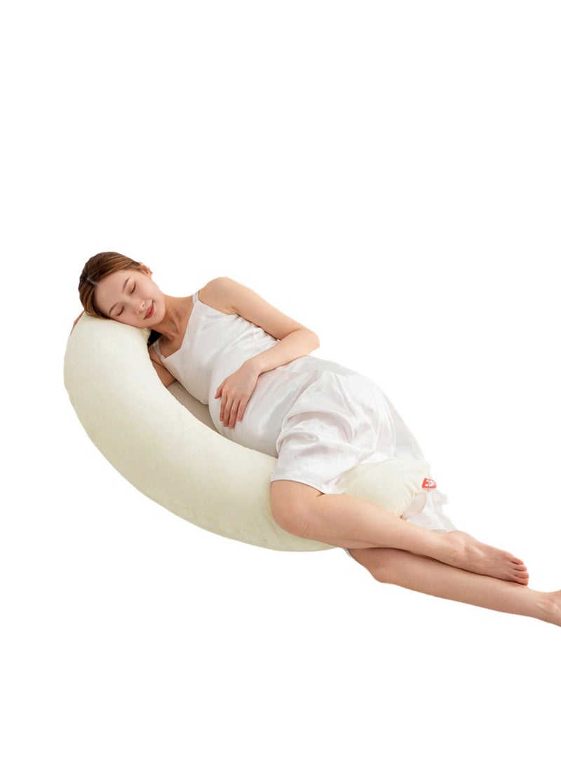 C-shaped maternity pillow maternity pillow leg knee abdominal support pillow