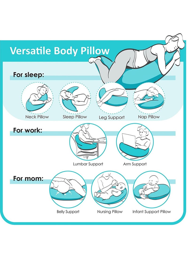 C-shaped maternity pillow maternity pillow leg knee abdominal support pillow