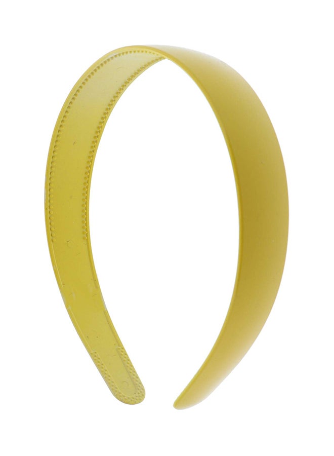 Hard Teeth Headband Yellow 1inch