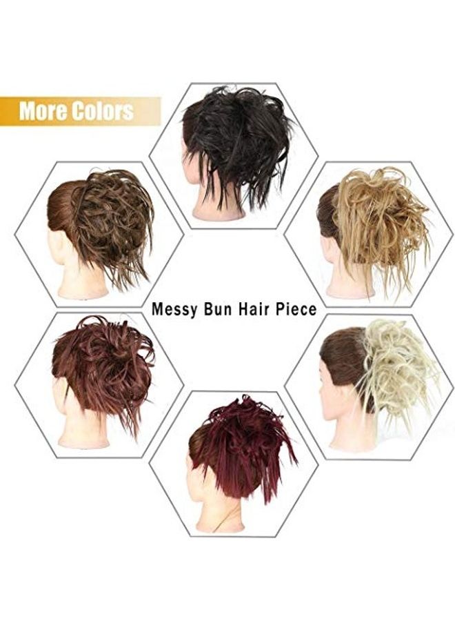 Hair Bun Extensions Black One Size
