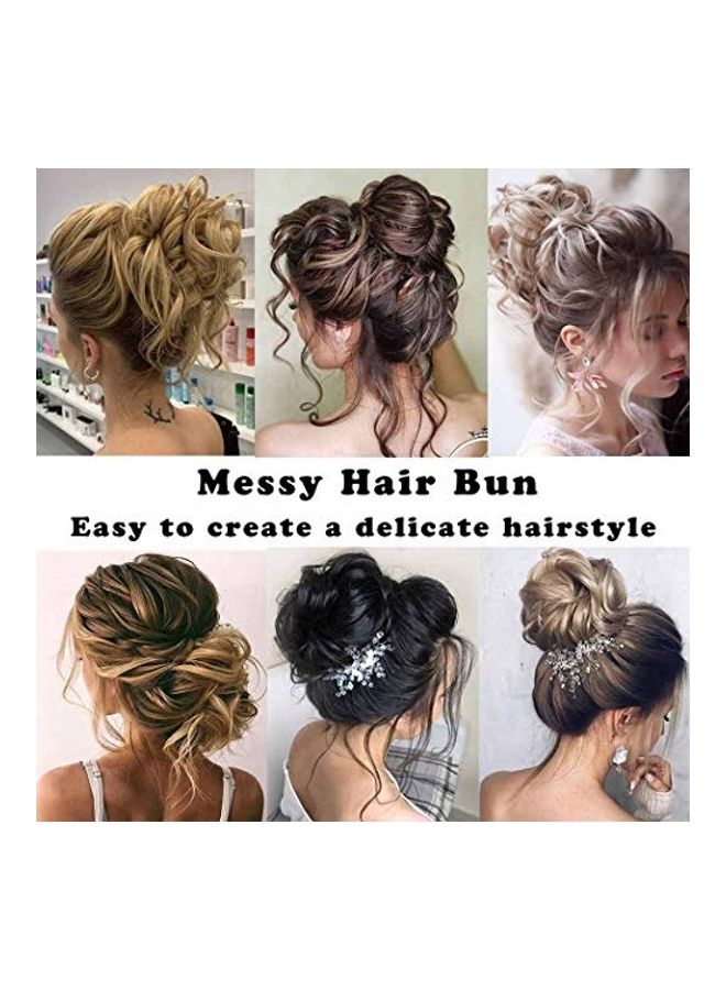 Hair Bun Extensions Black One Size