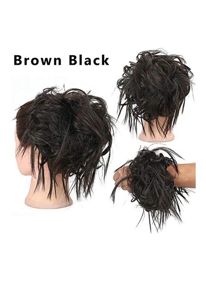 Hair Bun Extensions Black One Size