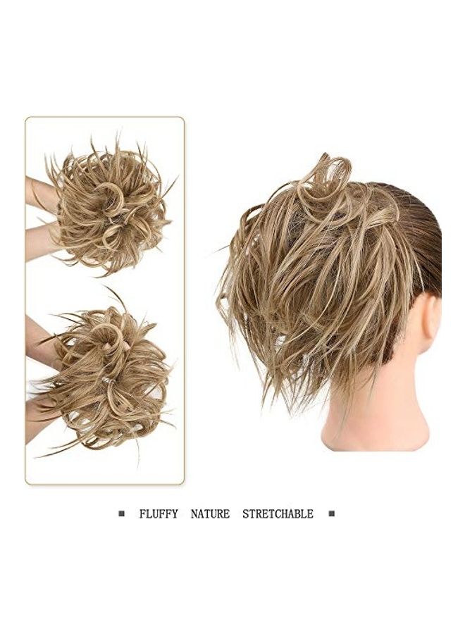 Updo Messy Bun Extension Brown