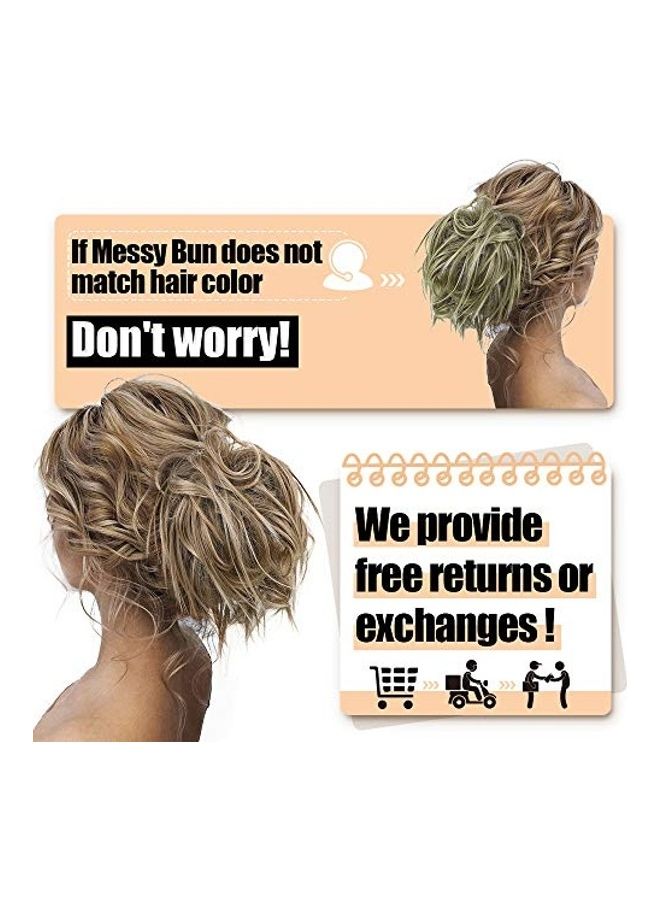 Updo Messy Bun Extension Brown
