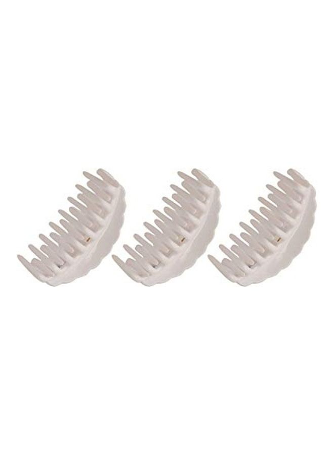 3-Piece Clip Set White