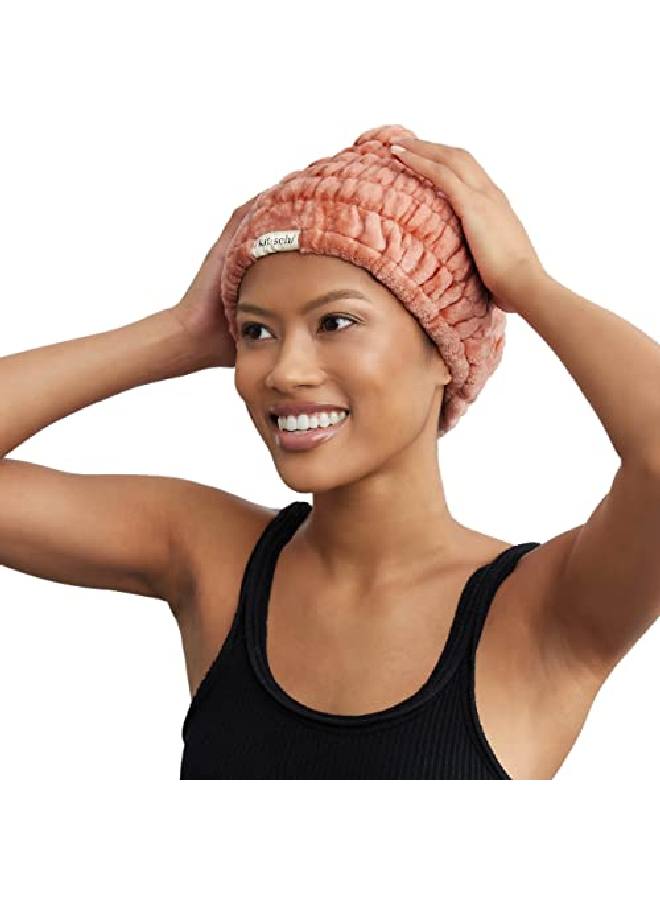 Extra Wide Spa Headband For Makeup And Beauty Skin Care Head Wrap Band For Washing Face And Facial Extra Soft Hairband For Women And Girls (Dusty Rose)