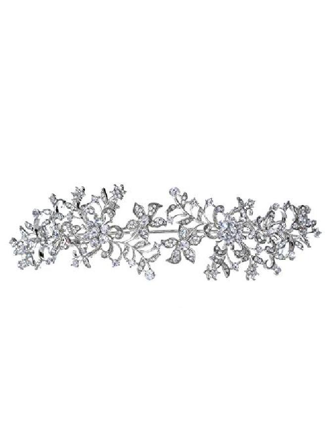 Charming Flower Wreath Headband Style Crystal Bridal Tiara T1270