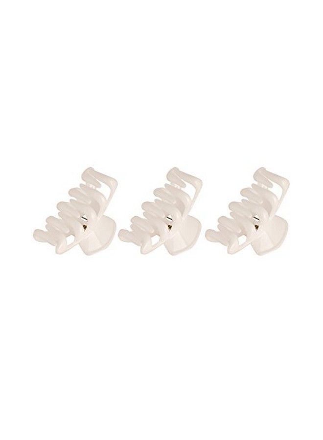 jewellery simple hair clip White Color Acrylic Hair Clip for Women and Girls pack of 3