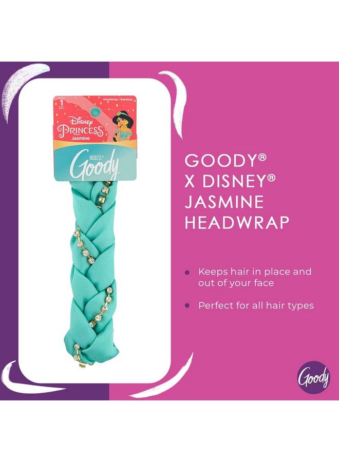 Ouchless Braided Headband For All Hair Types Disney Princess Jasmine Comfort Fit For Allday Wear Beautiful Design For Instant Style Painfree Accessories For Women Men Boys & Girls