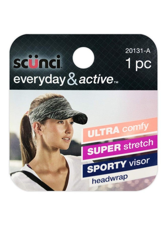 Sporty Visor Headwrap Super Stretchy And Comfy One Size Assorted Colors (1Count)