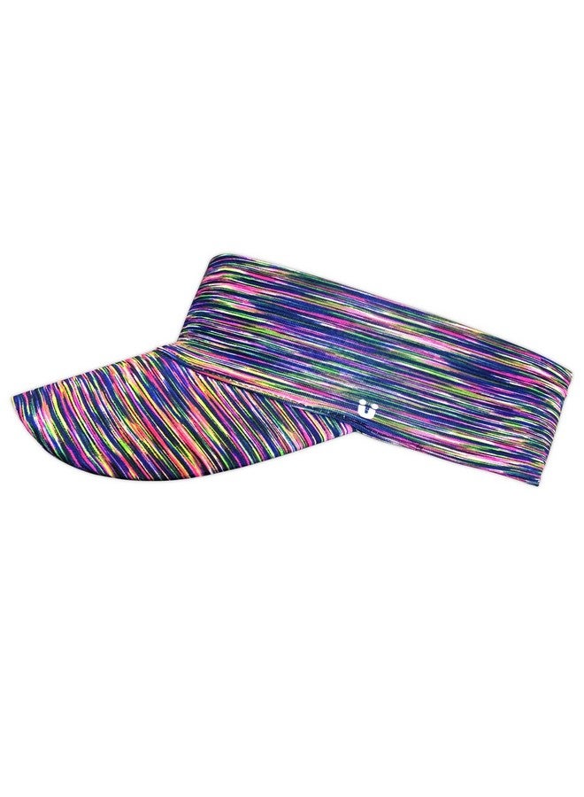 Sporty Visor Headwrap Super Stretchy And Comfy One Size Assorted Colors (1Count)