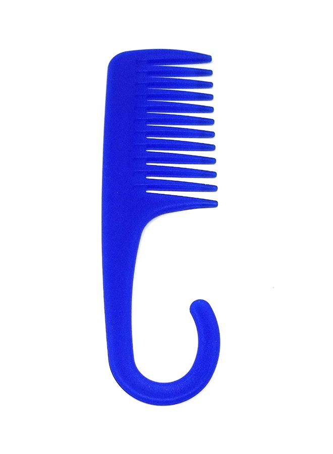 Shower Detangling Comb With Hanging Hook Blue One Size