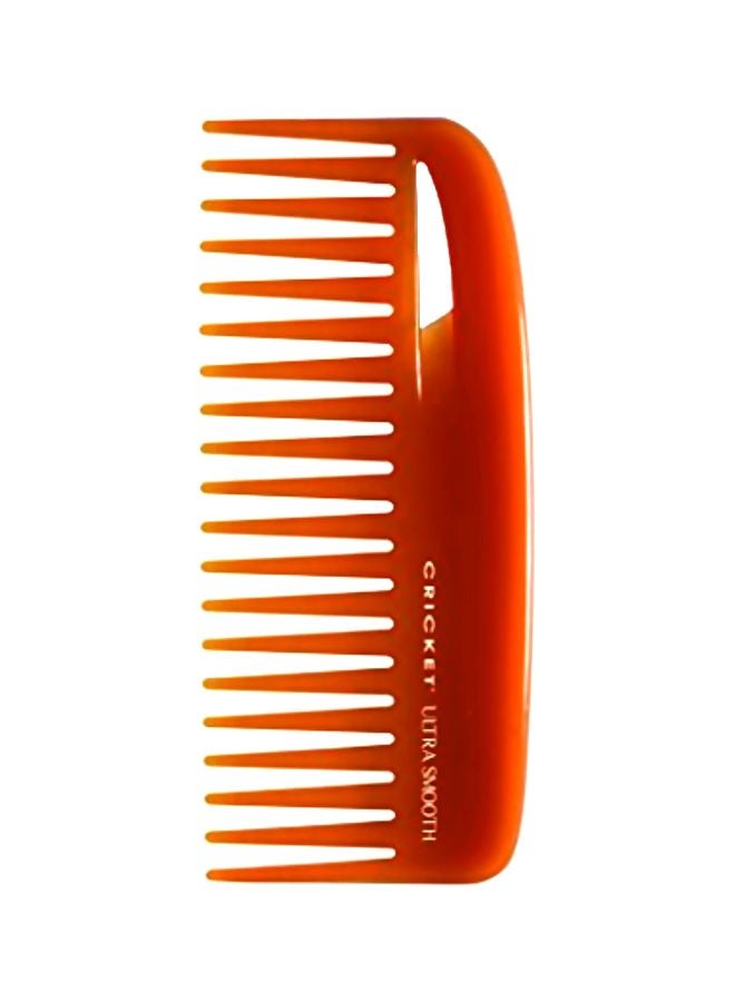 Hair Conditioning Rake Comb Infused With Argan Oil Brown