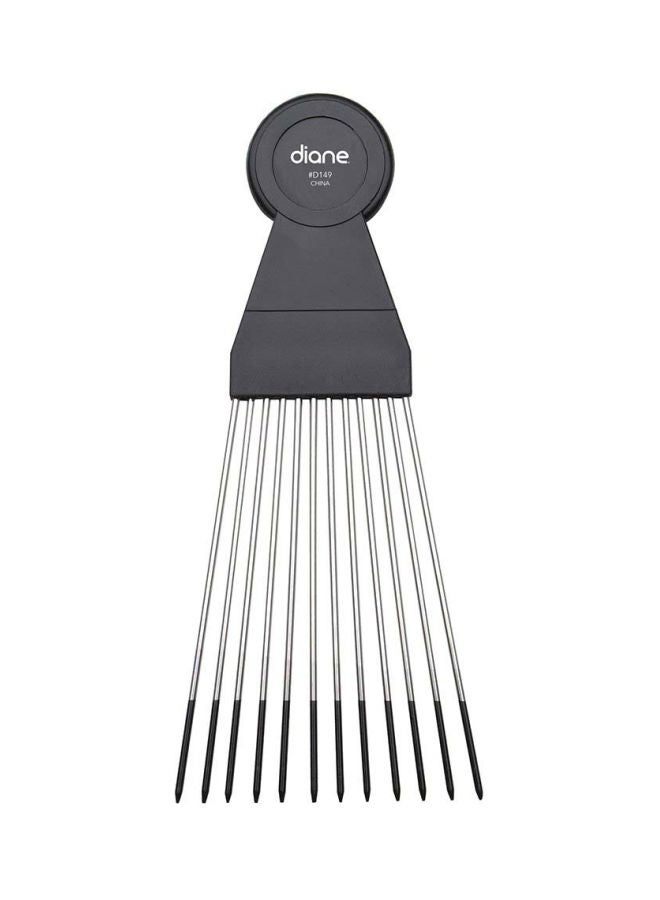 Large Fan Pick Black/Silver