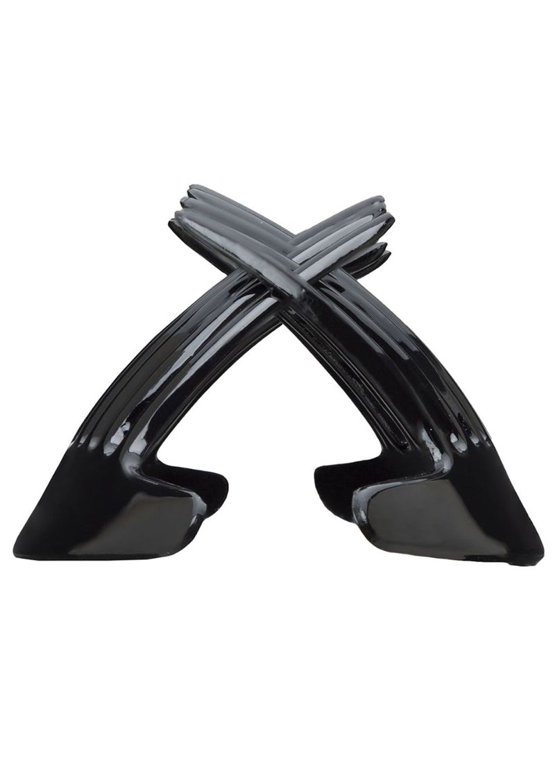 Pair Of Belle Interlocking Comb Black 3 x 5inch