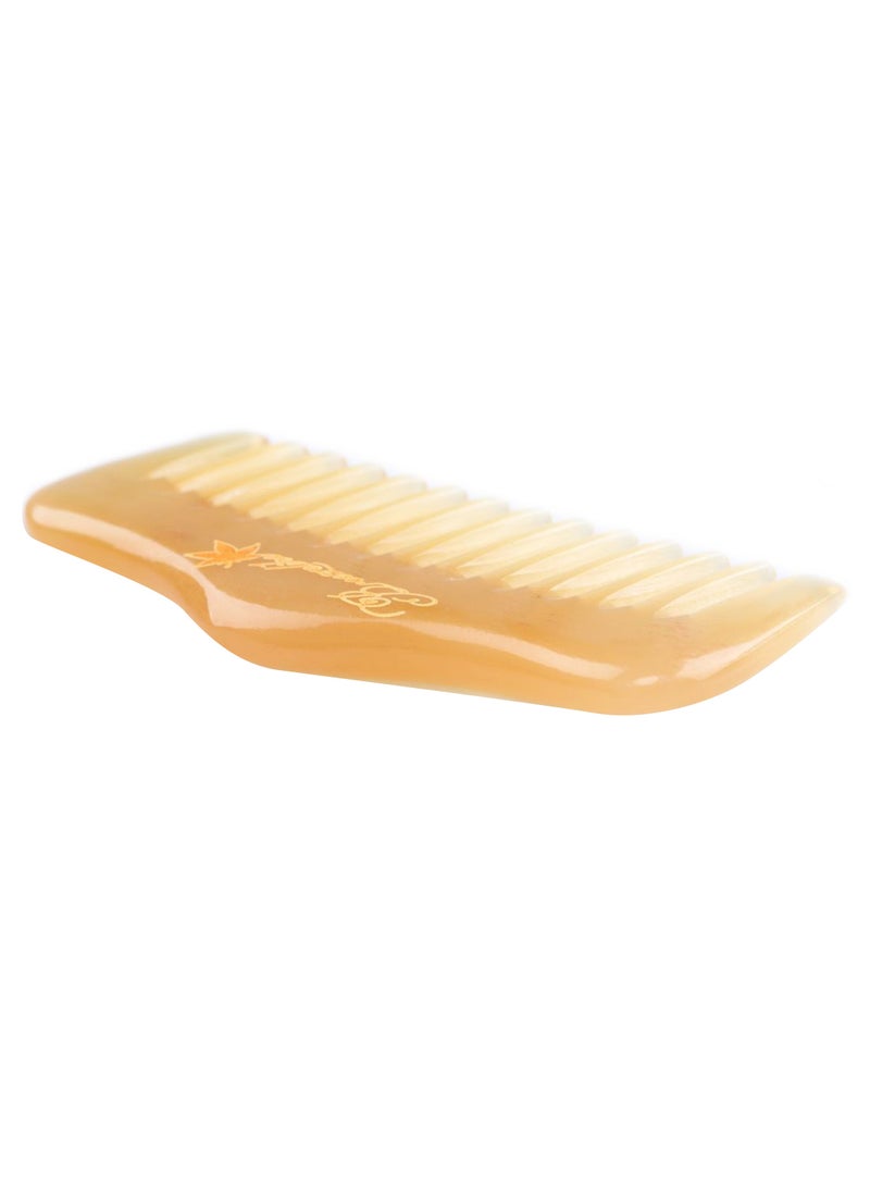Wide Tooth Hair And Beard Comb Beige
