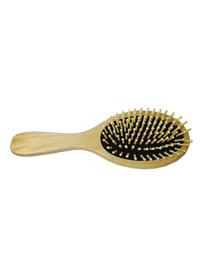 Wooden Hair Comb Yellow/Black