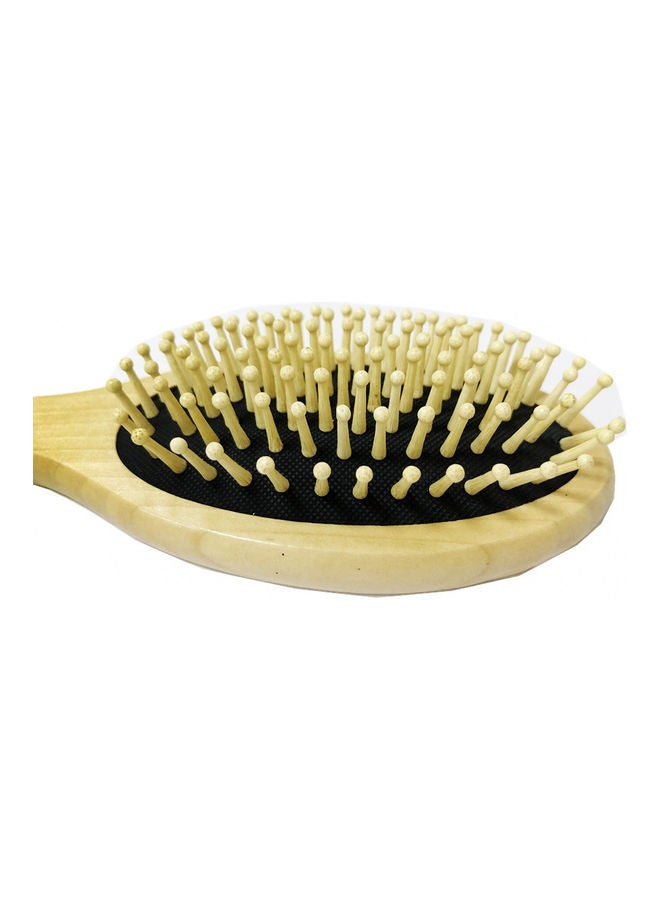 Wooden Hair Comb Yellow/Black