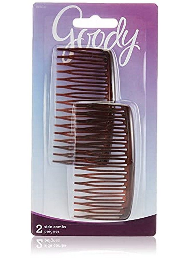 Womens Classics Mock Tort Comb Side 0.51 Inch 2 Count