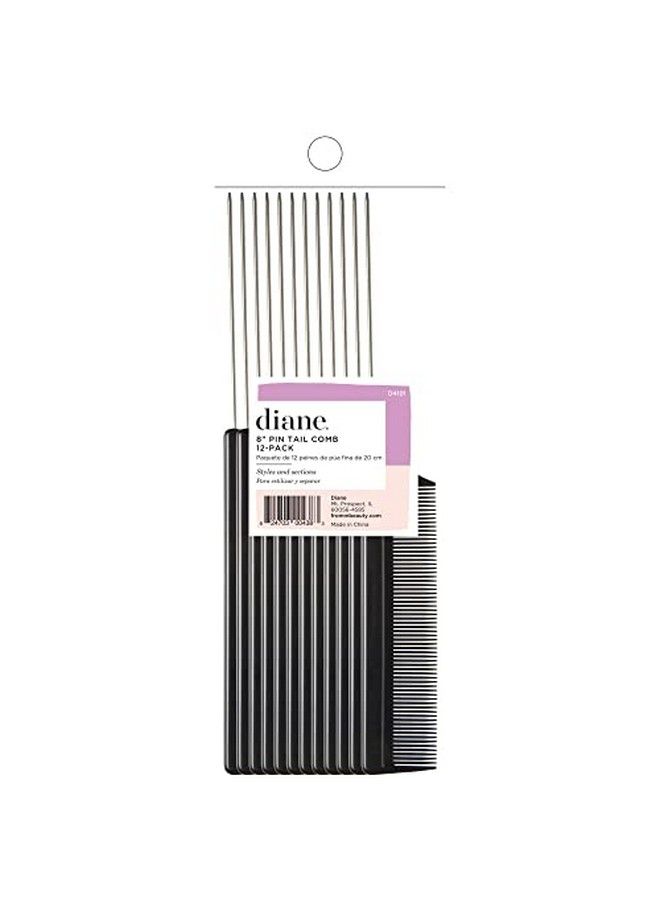 D4101 Pin Tail Combs 12 Pack