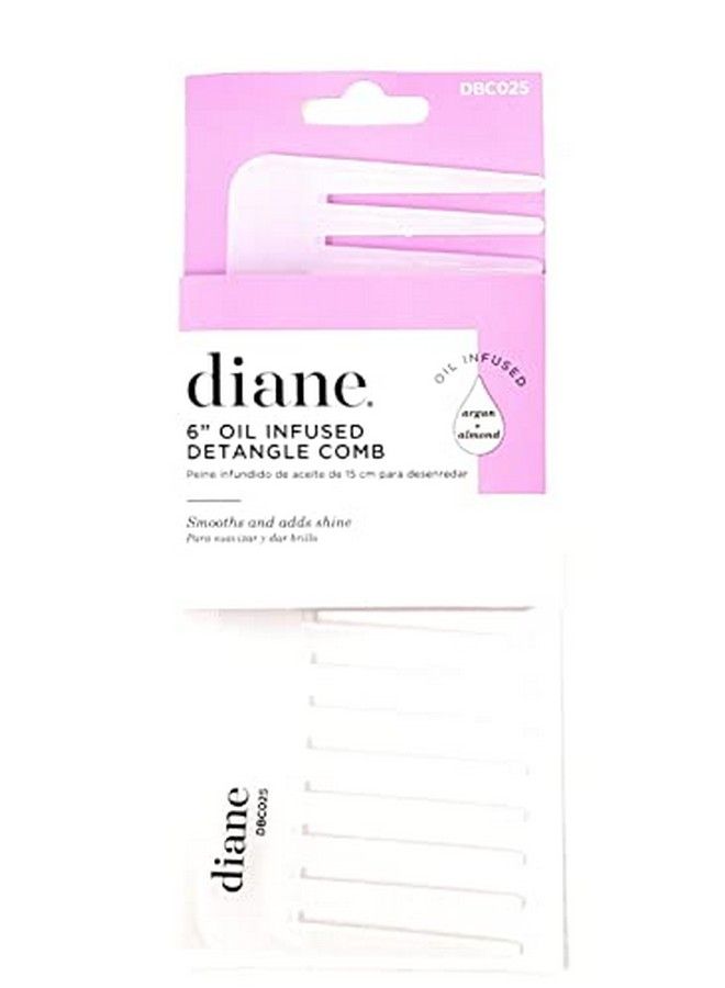 Oilinfused Detangler Comb 6Inch White Dbc025