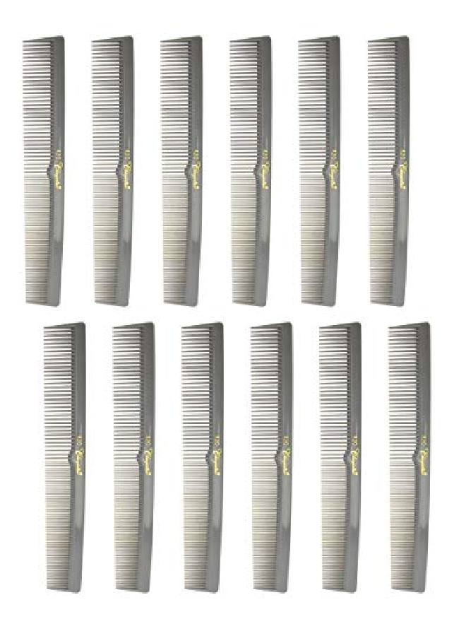 7 Inch Hair Cutting Combs Barber’S & Hairstylist Combs Gray 1 Dz