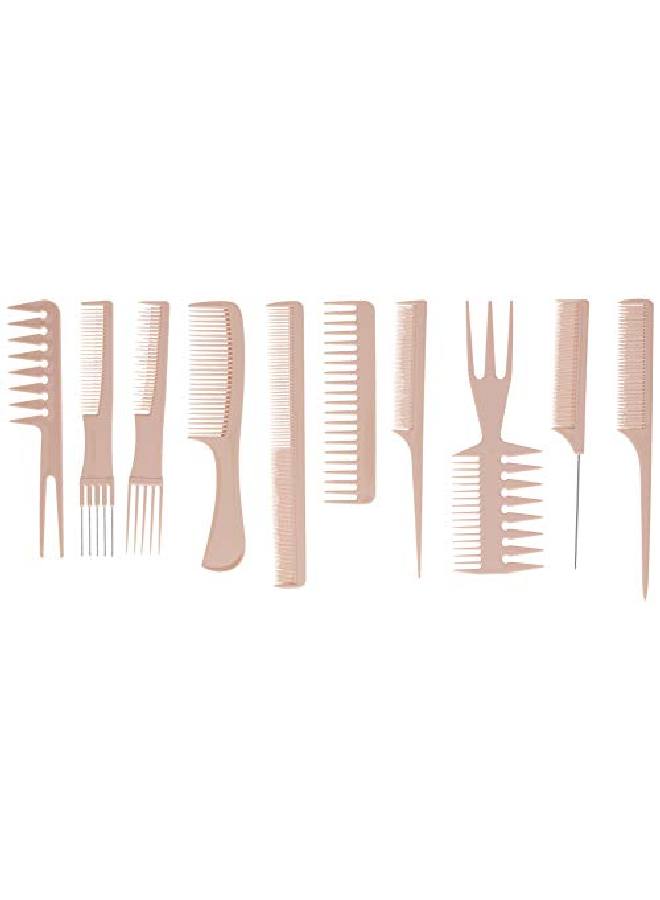 D7902 Assorted Comb Kit 10 Pc Set (Bone)
