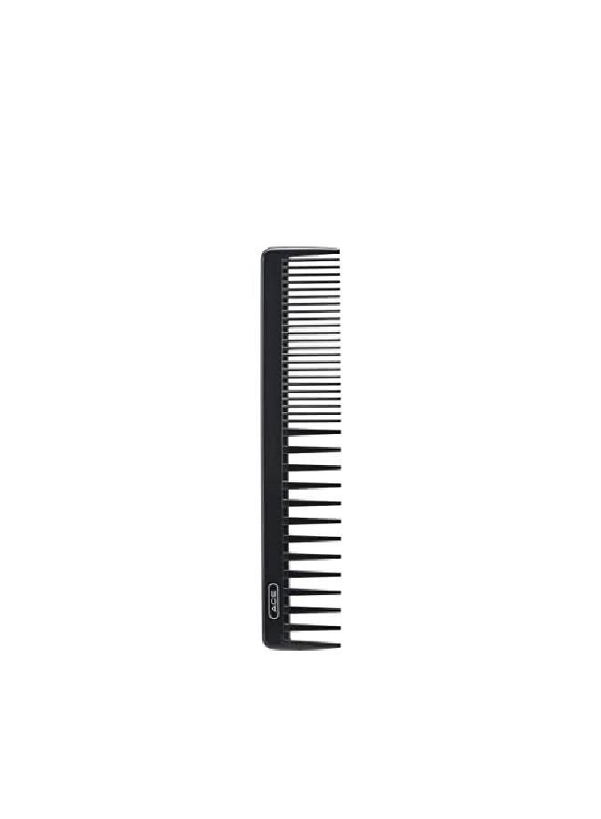 Ace Bifunction Comb Coarse Teeth & Regular Teeth Black 1Ct