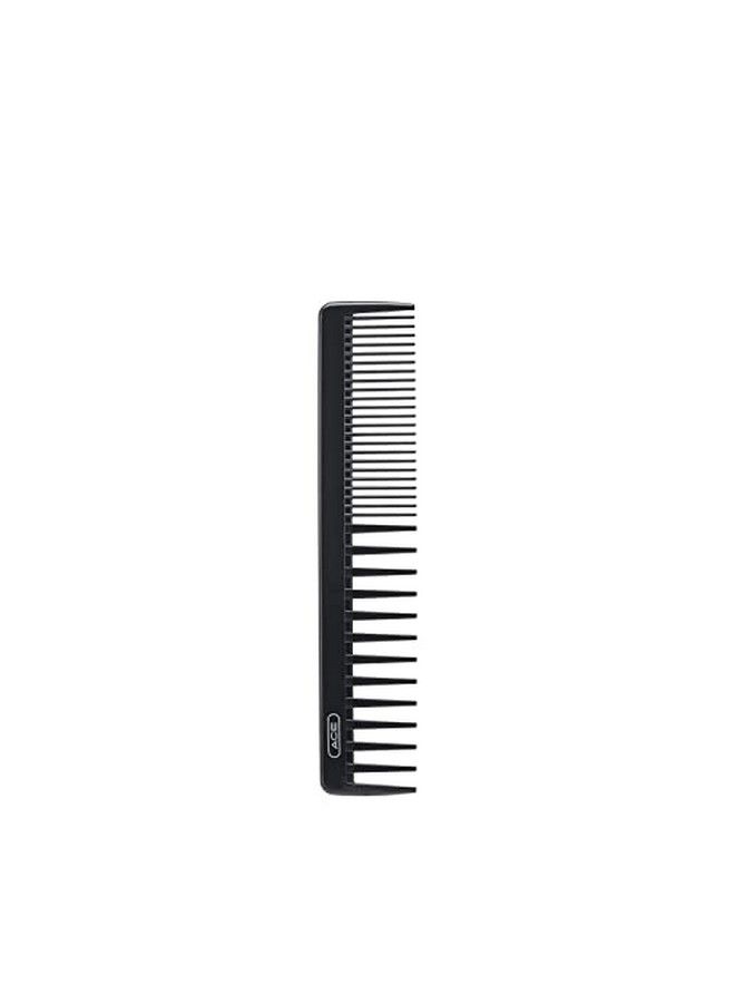 Ace Bifunction Comb Coarse Teeth & Regular Teeth Black 1Ct