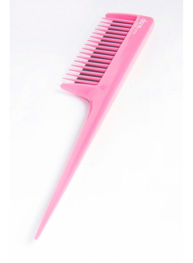 Dual Teeth Teasing Comb 8Inch Pink Dbc033