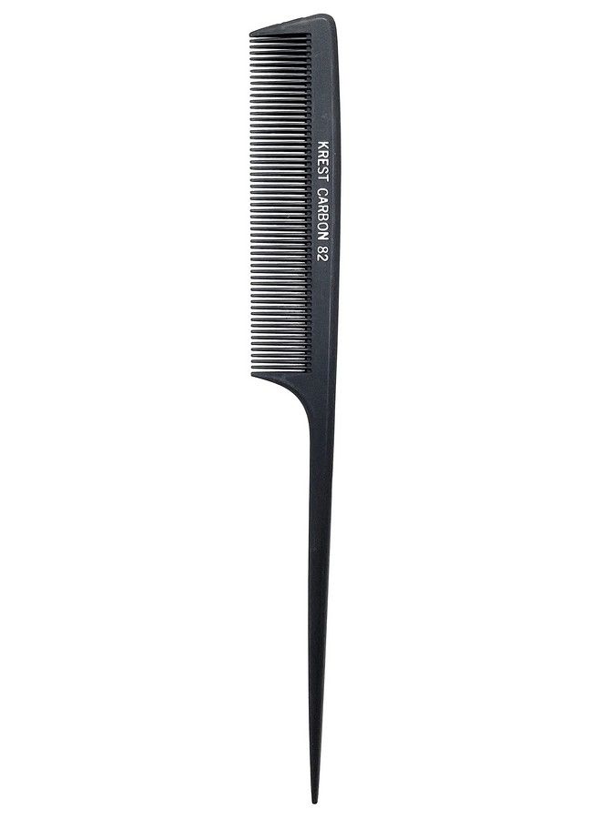 Carbon Combs Heat Combs All Purpose Barber Cutting Parting Rattail Flexible Thermal Thing Sectioning 1 Pc. (No. 82 9” Fine Tooth Rattail)